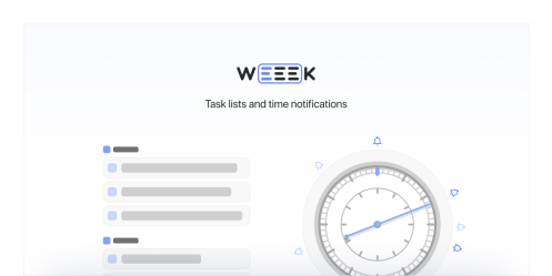 WEEEK Week #37: Task lists and notifications by time