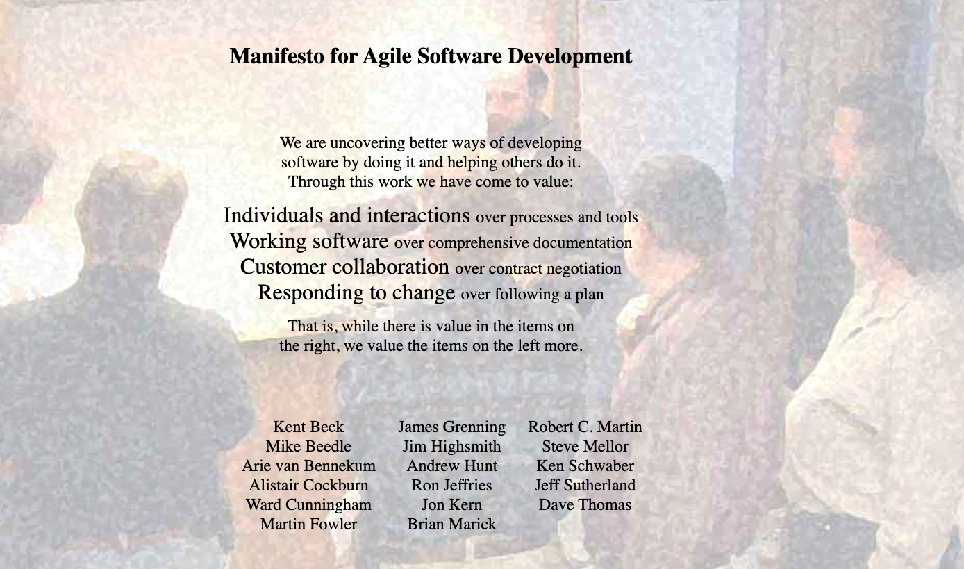 Манифест Agile&nbsp;