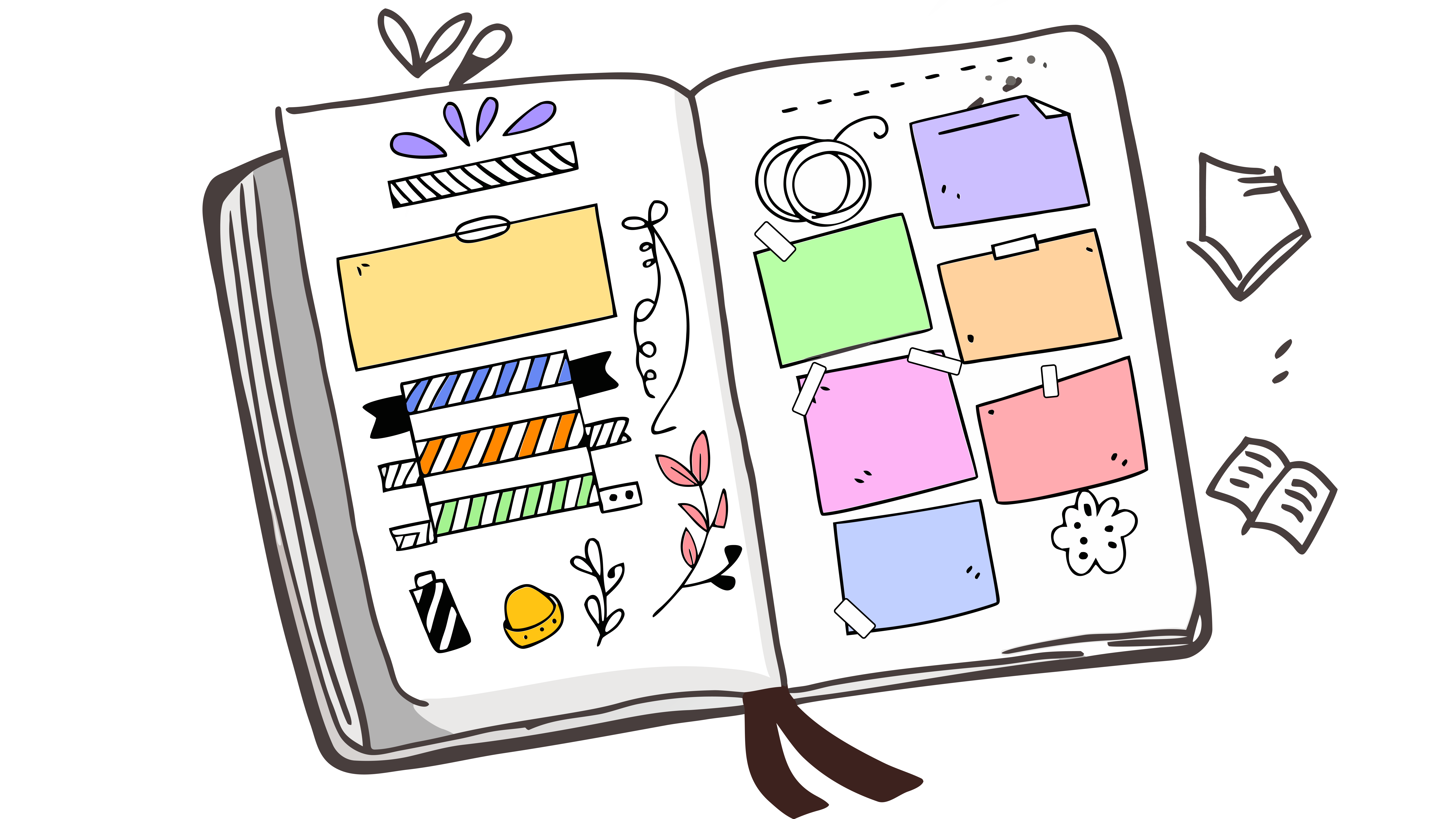 Как выглядит Bullet Journal Как выглядит Bullet Journal