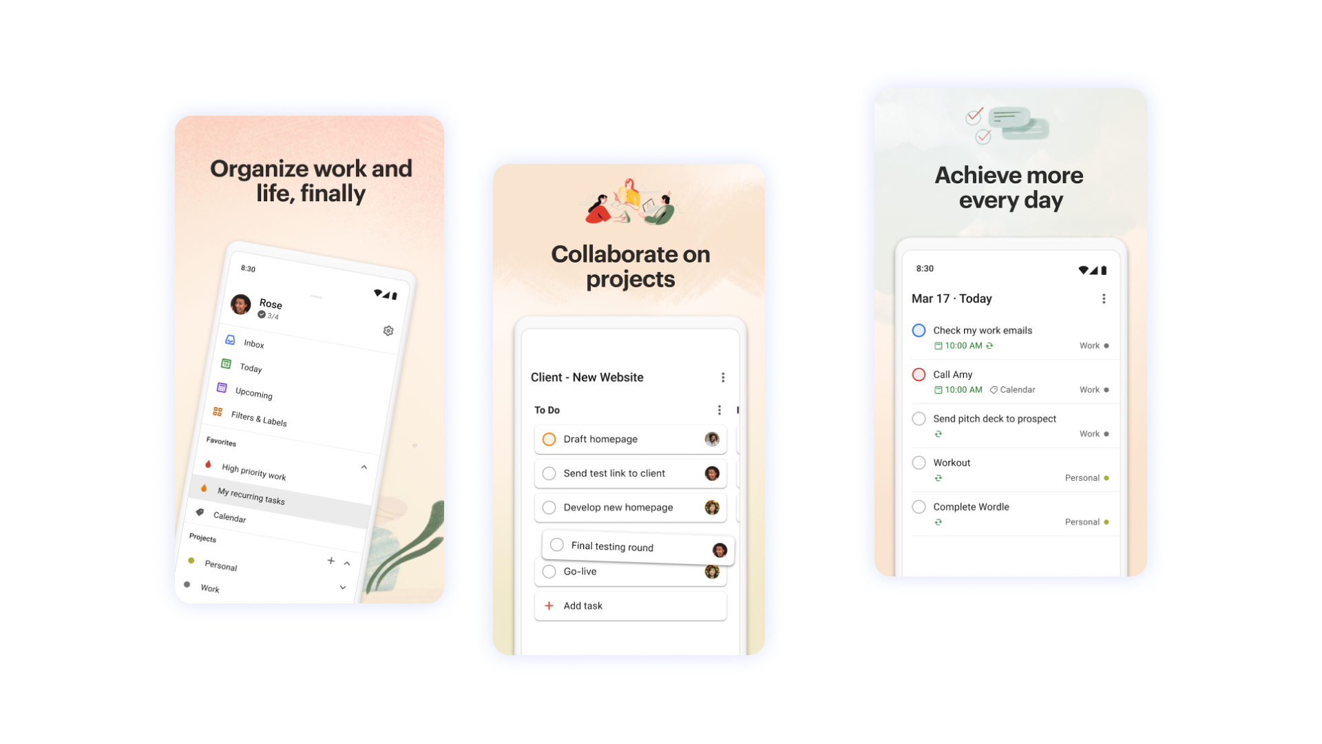 Todoist to-do list app for Android