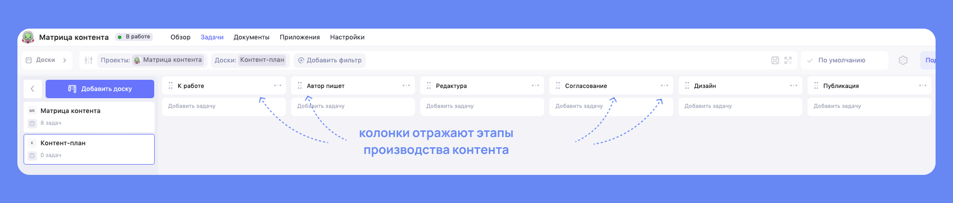 Как сделать контент-план в WEEEK Контент-план в WEEEK