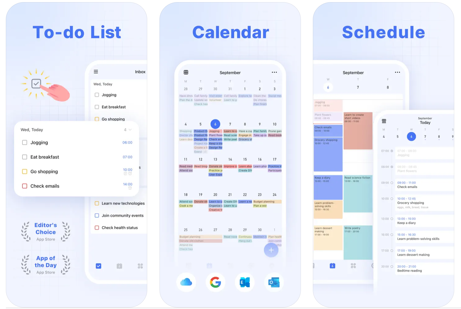 planner for iPhone
