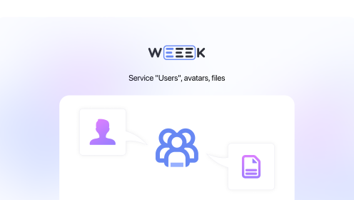 WEEEK Week #61: "Users" service, avatars, files