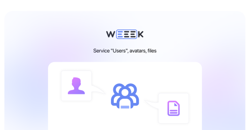 WEEEK Week #61: "Users" service, avatars, files