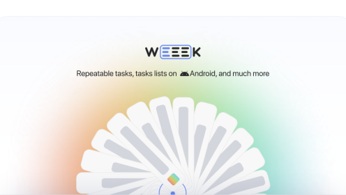WEEEK Week #38: Repeatable tasks, lists on Android and more