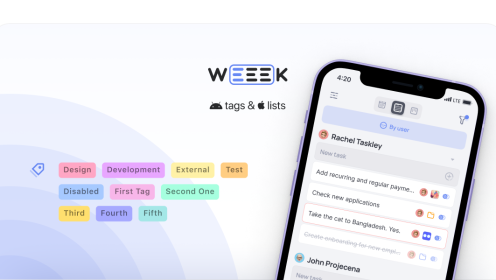 WEEEK Week #46: Tags on Android, lists on iOS and much more