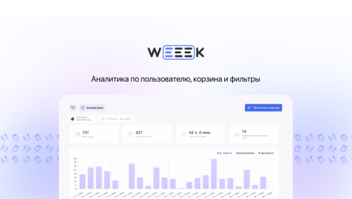 WEEEK Week #72: Аналитика по пользователю, корзина и фильтры
