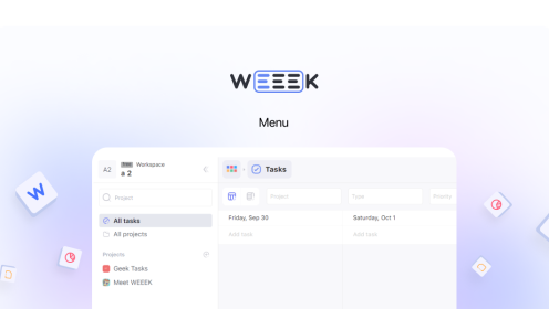 WEEEK Week #68: Menu