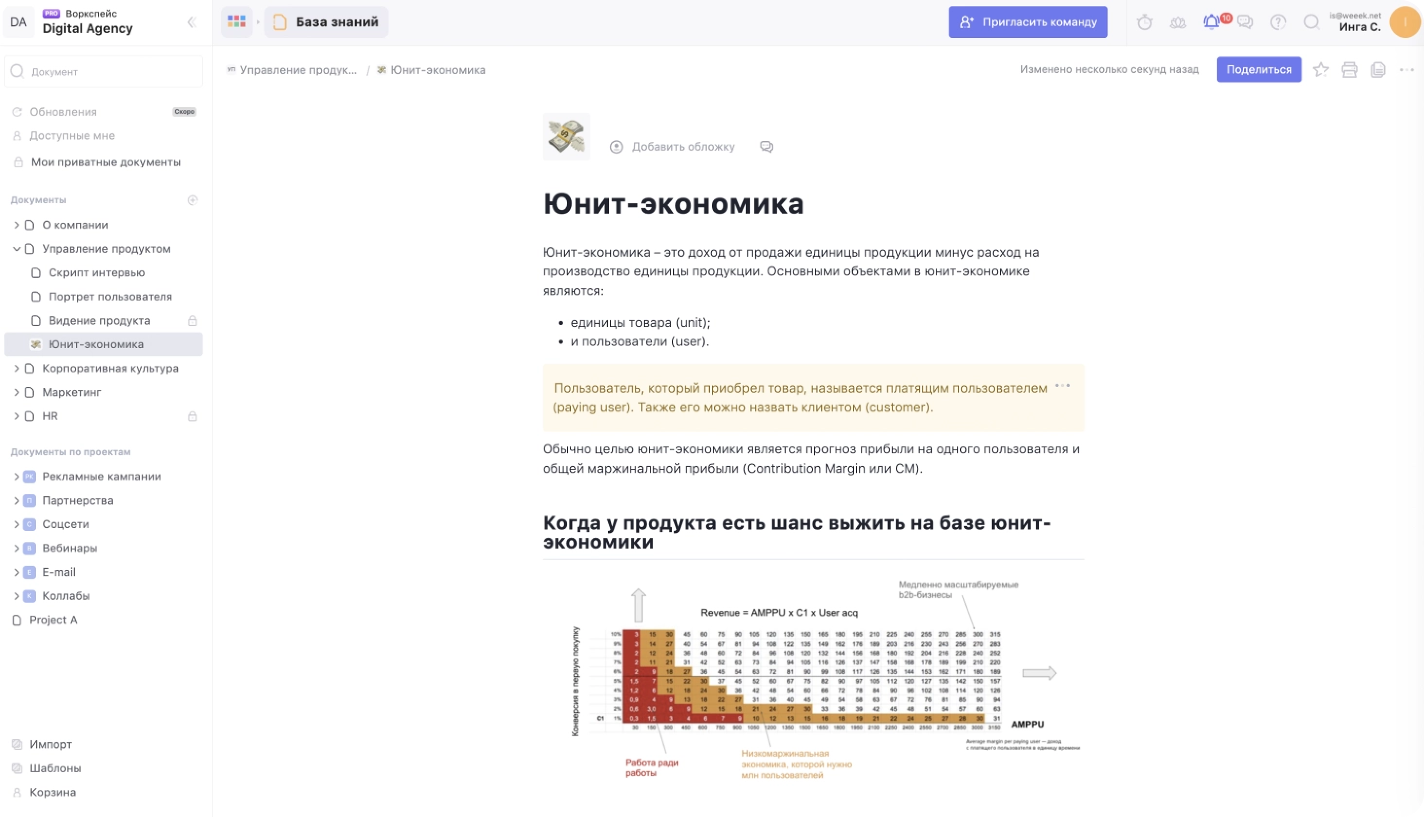 система для базы знаний