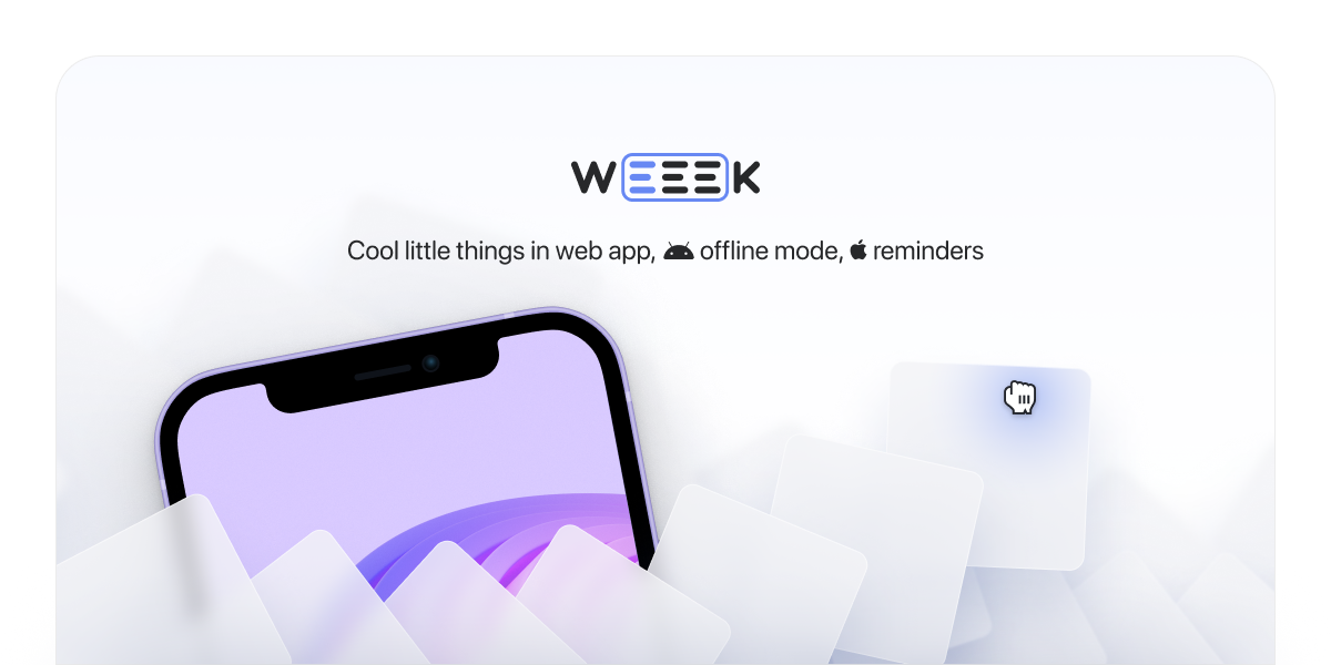 WEEEK Week #42: Pleasant little things on the web, offline mode on Android, reminders on iOS and much more